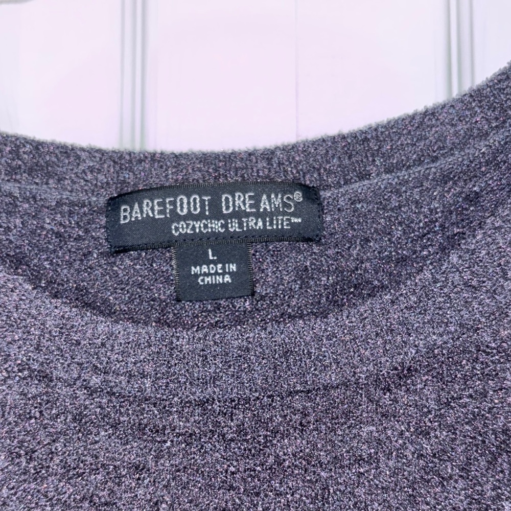 Barefoot Dreams Dark Gray Sweatshirt - Picture 2 of 6